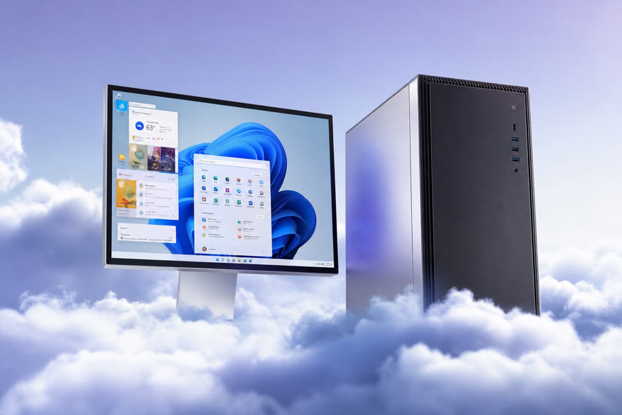 Windows computer running in the cloud